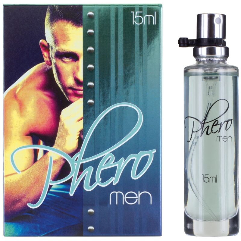 COBECO Pheromen para hombre, con caja del producto y frasco de 15 ml.