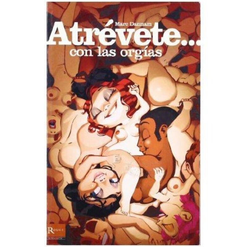Portada del libro-juego Diablo Picante Atrévete... con las orgías, con ilustración explícita.
