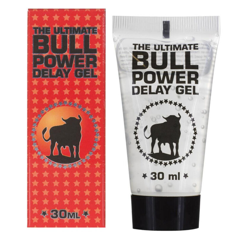 Cobeco Pharma Bull Power Delay Gel con caja roja y tubo de 30 ml.