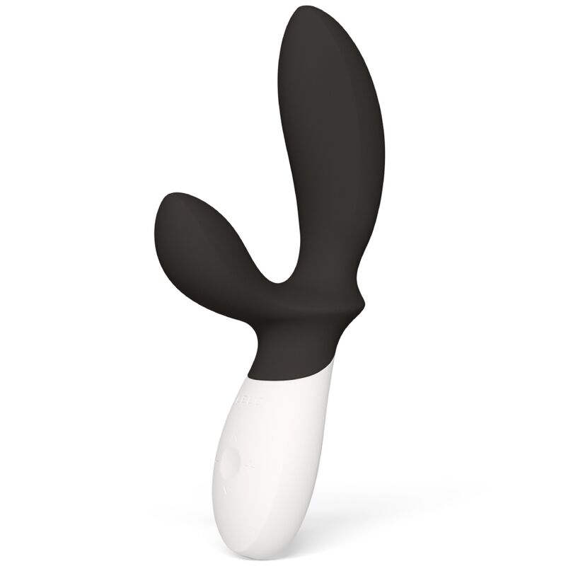 LELO Loki Wave 2 negro, vista frontal sobre fondo neutro.