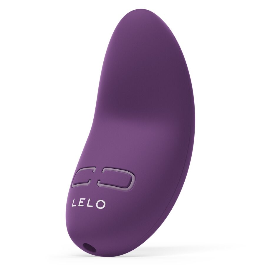 LELO Lily 3 en morado, vista frontal con botones visibles.