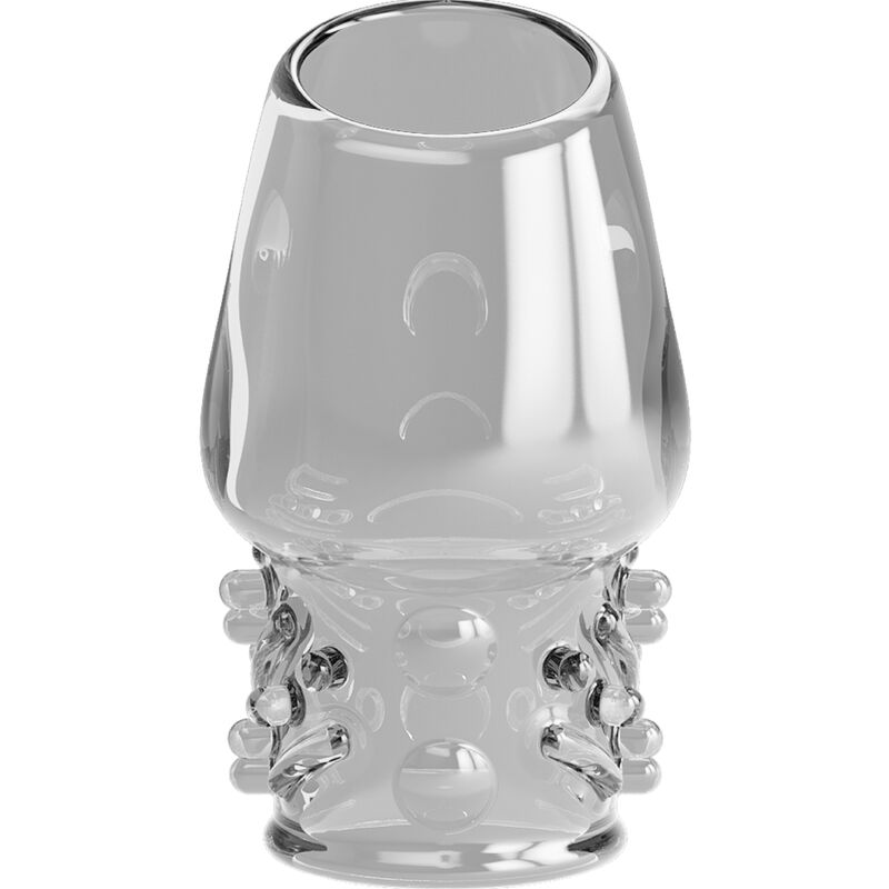 PRETTY LOVE Matias funda transparente para pene, vista frontal.