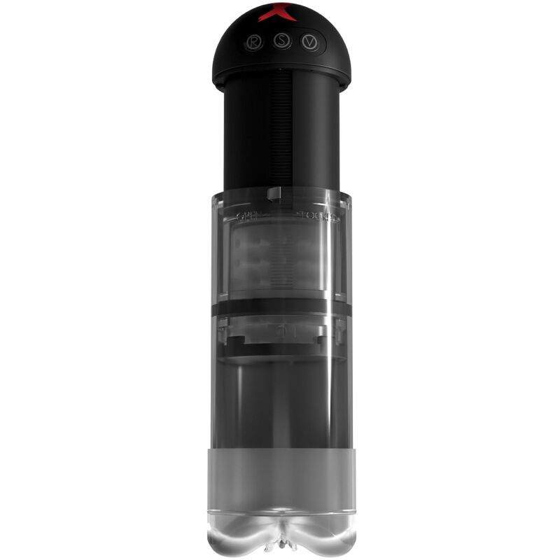 PDX ELITE Extender Pro — Masturbador automático tipo stroker con tubo extensible