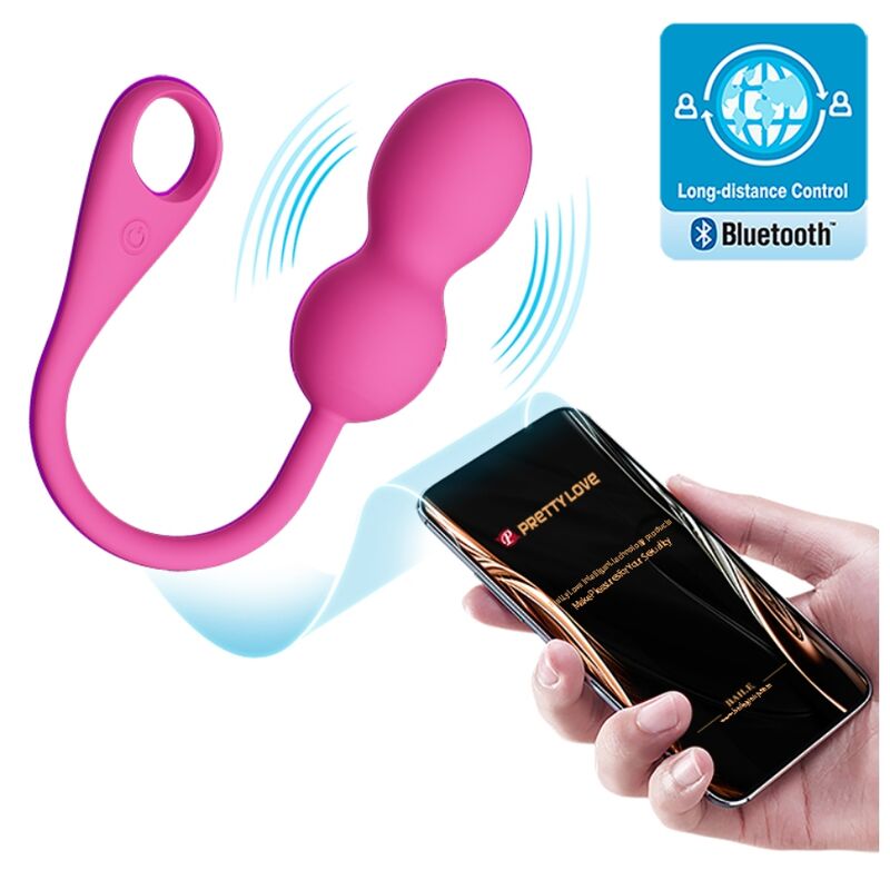 Pretty Love Elvira en rosa con control por Bluetooth y app móvil