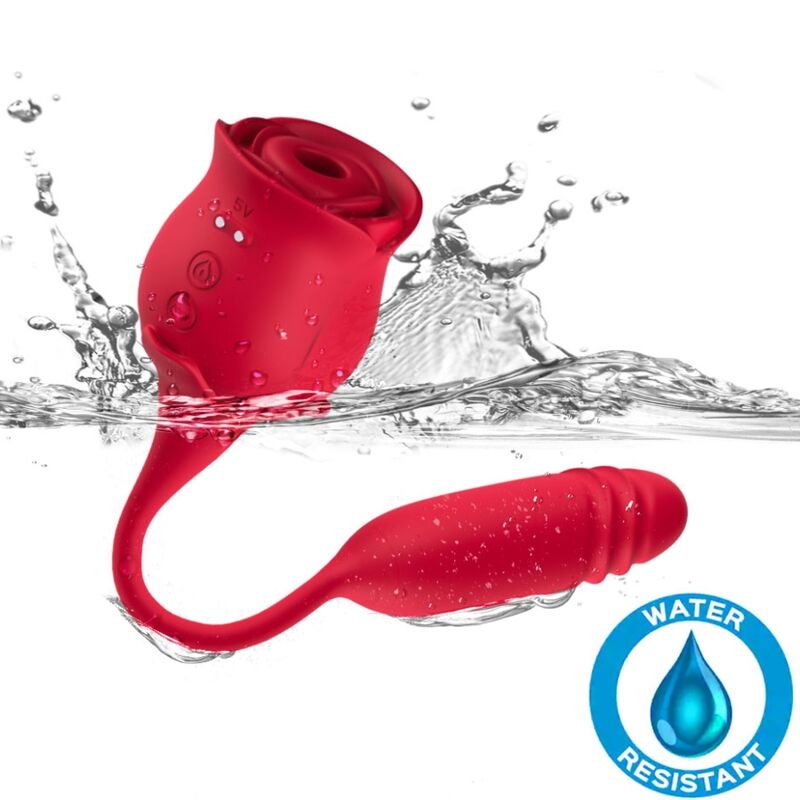 ARMONY ROSEKNIGTH Estimulador clitorial por succión con vibrador — Rojo - Imagen 3