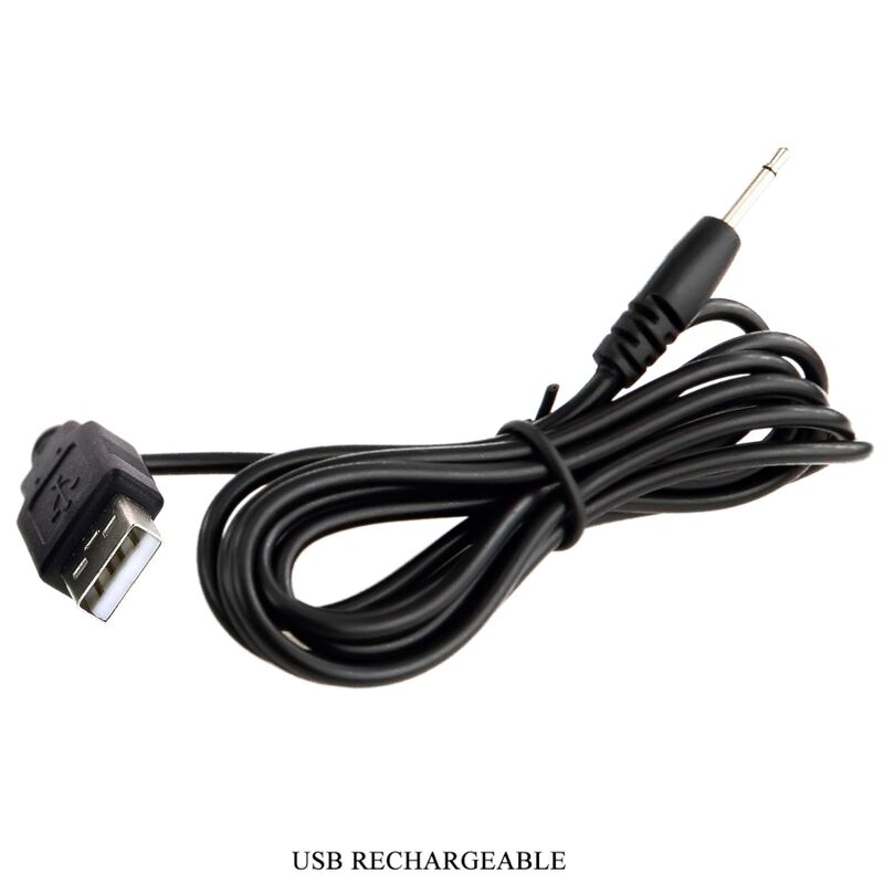 Cable de carga USB negro con conector jack para Pretty Love Thomas.