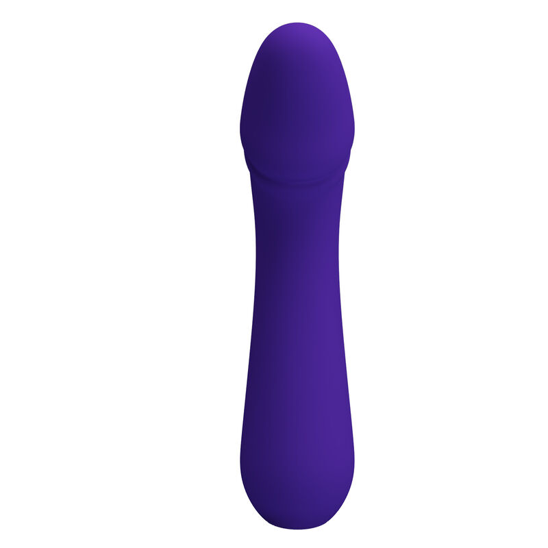 Vibrador Pretty Love Cetus lila en vista frontal.