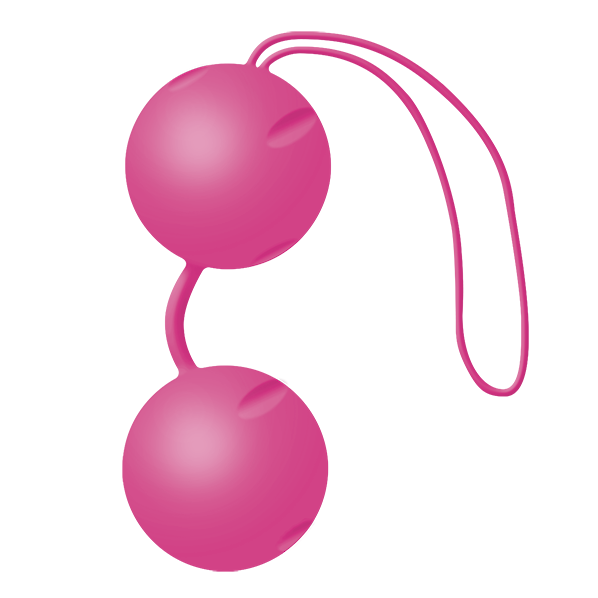 JOYDIVISION Joyballs Lifestyle fucsia, bolas de entrenamiento con cordón visible.