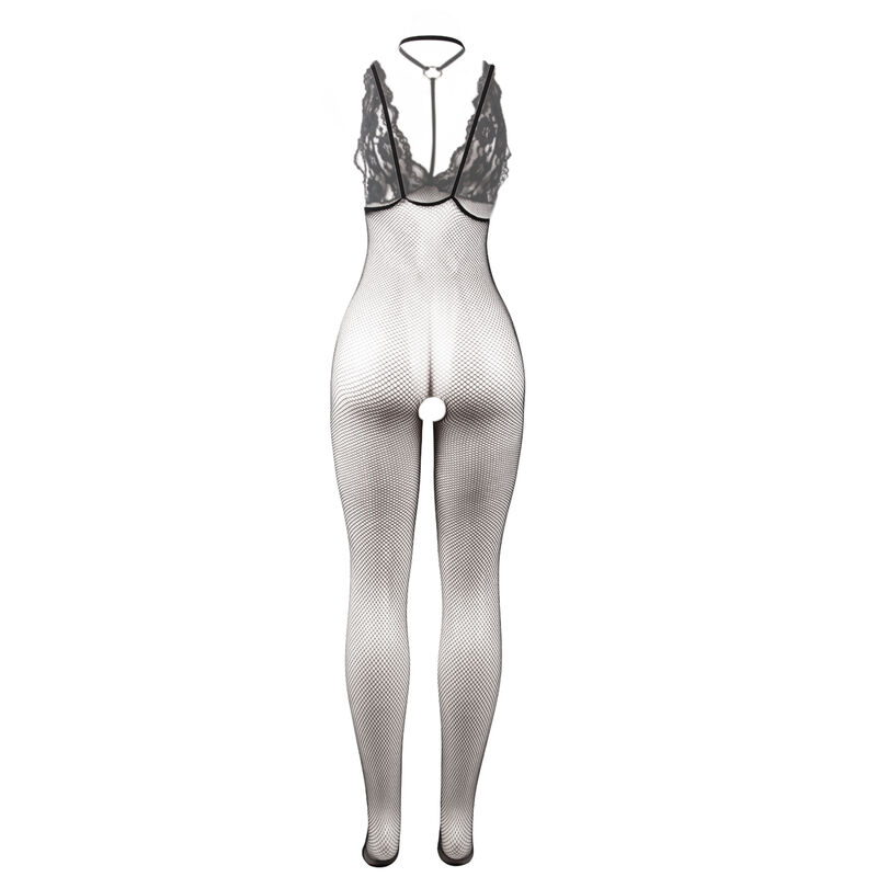 Subblime 951993 bodystocking de red negro sin entrepierna, vista frontal