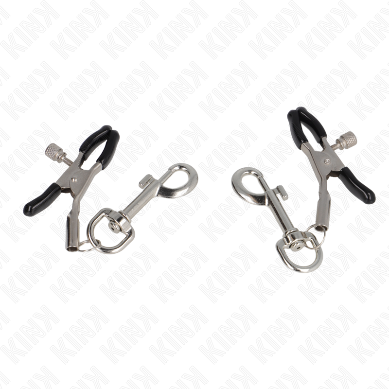 Kink Nipple Grip: pinzas para pezones con gancho, en par.