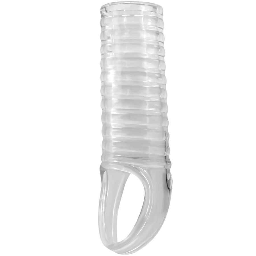Funda para pene transparente Pretty Love Hartman, vista frontal.