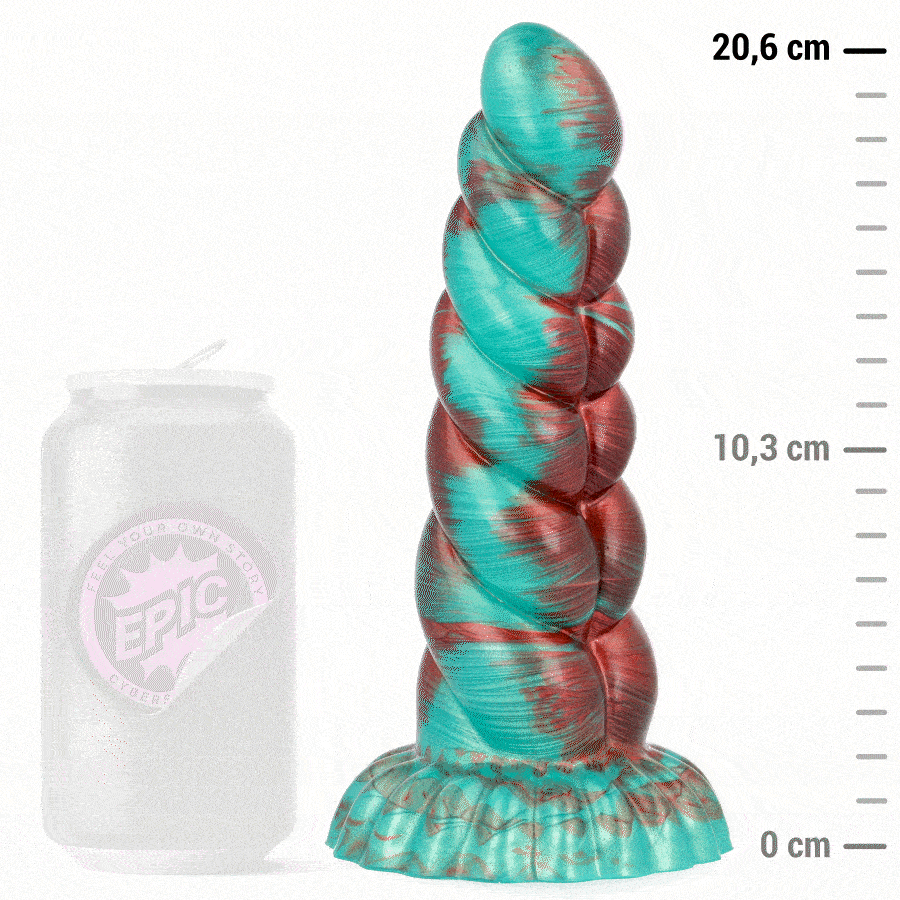 EPIC Zirion (Fuego Rido) — Dildo sin vibración - Imagen 2