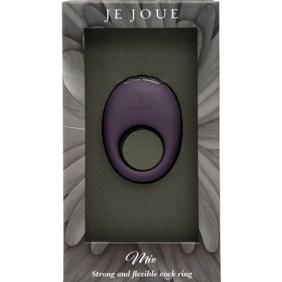 Caja del producto JE JOUE Mio con anillo flexible morado visible