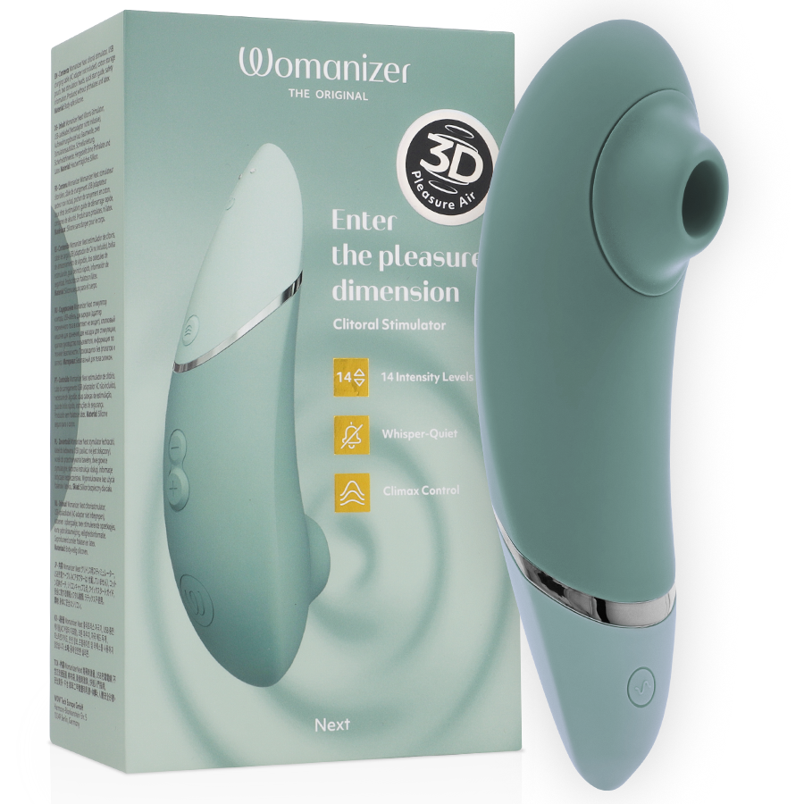 Womanizer Next — estimulador clitoriano 3D Pleasure Air (Sage)