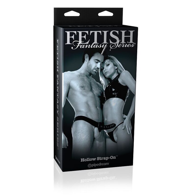 Caja del producto Fetish Fantasy Series con foto de una pareja en negro y blanco.
