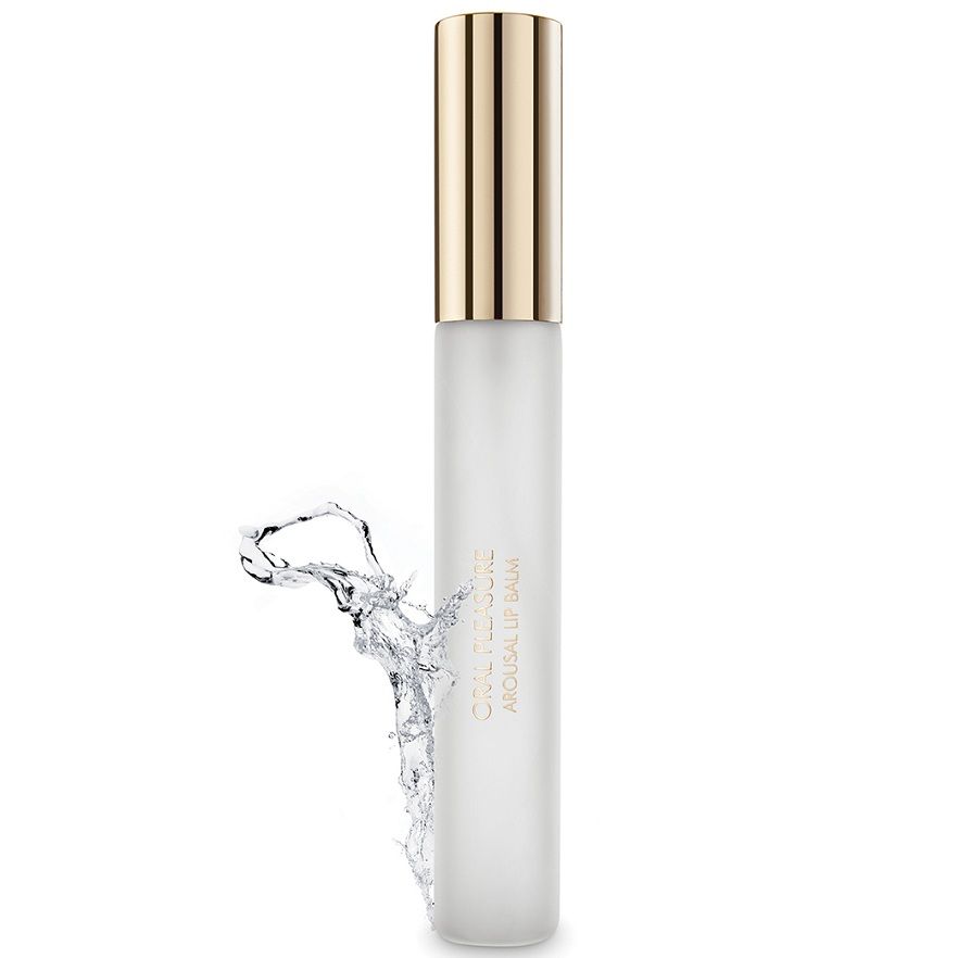 Bijoux Love Cosmetiques lip gloss oral en tubo blanco con tapa dorada y efecto de agua