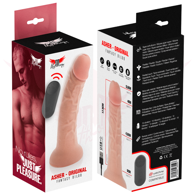 MYTHOLOGY - ASHER ORIGINAL DILDO M - VIBRADOR COMPATIBLE CON WATCHME WIRELESS TECHNOLOGY - Imagen 8