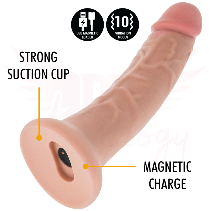 MYTHOLOGY - ASHER ORIGINAL DILDO M - VIBRADOR COMPATIBLE CON WATCHME WIRELESS TECHNOLOGY - Imagen 2