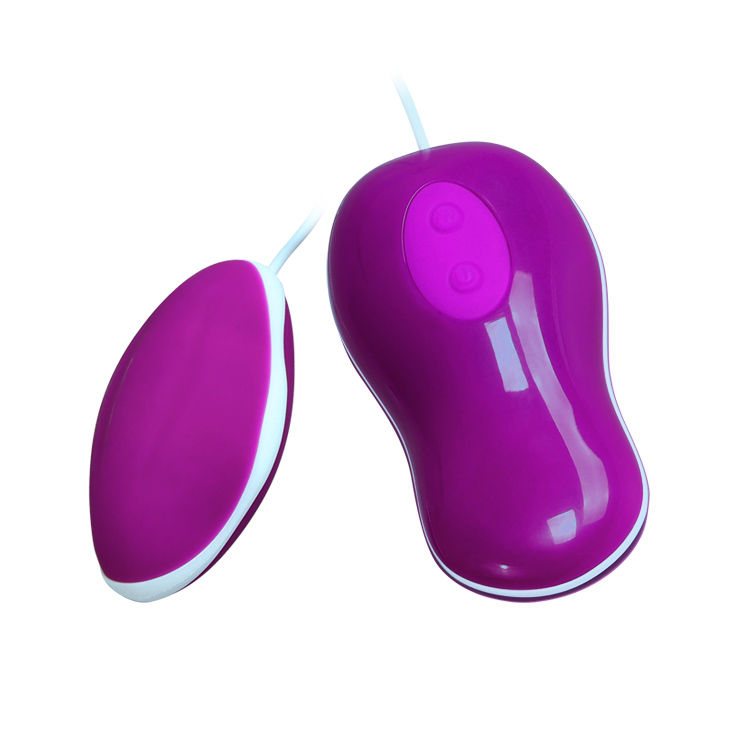 Pretty Love Avery: huevo vibrador morado con mando cableado, en vista frontal