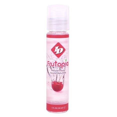 ID Frutopia en botella pequeña con etiqueta rosa y tapa blanca