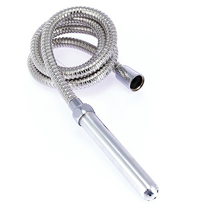 METAL HARD Intimate Douche 1.5M con manguera cromada y boquilla transparente