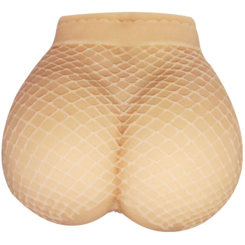 Baile For Him torso realista beige con malla, vista trasera