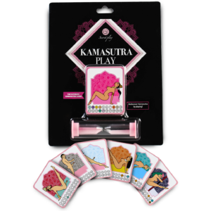 SECRETPLAY Kamasutra Play en blíster, con cartas ilustradas y reloj de arena.