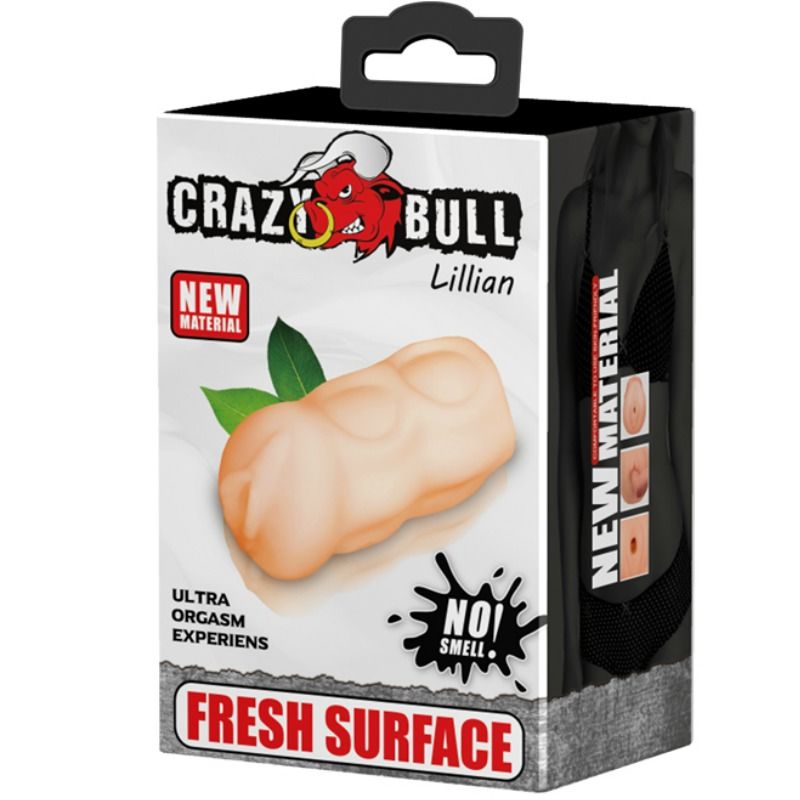 Caja del producto Crazy Bull Lillian con ilustración frontal y lateral visible.