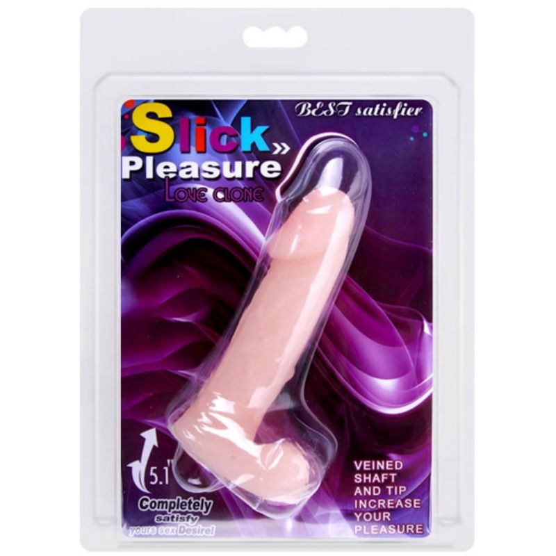 Blíster de BAILE DILDOS Slick Pleasure con mini dildo rosa realista