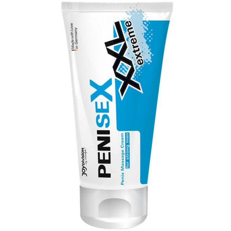 Tube frontal de Penisex XXL de JoyDivision Eropharm en blanco y azul.