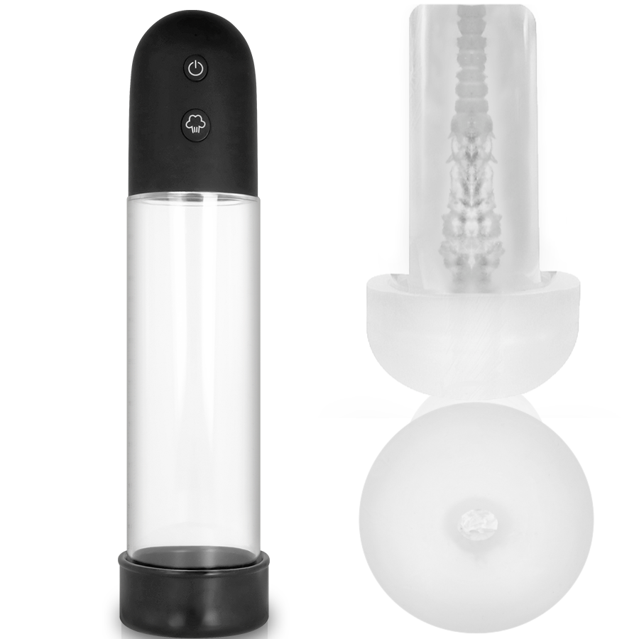 Pump Addicted RX11 con cámara transparente y base blanca