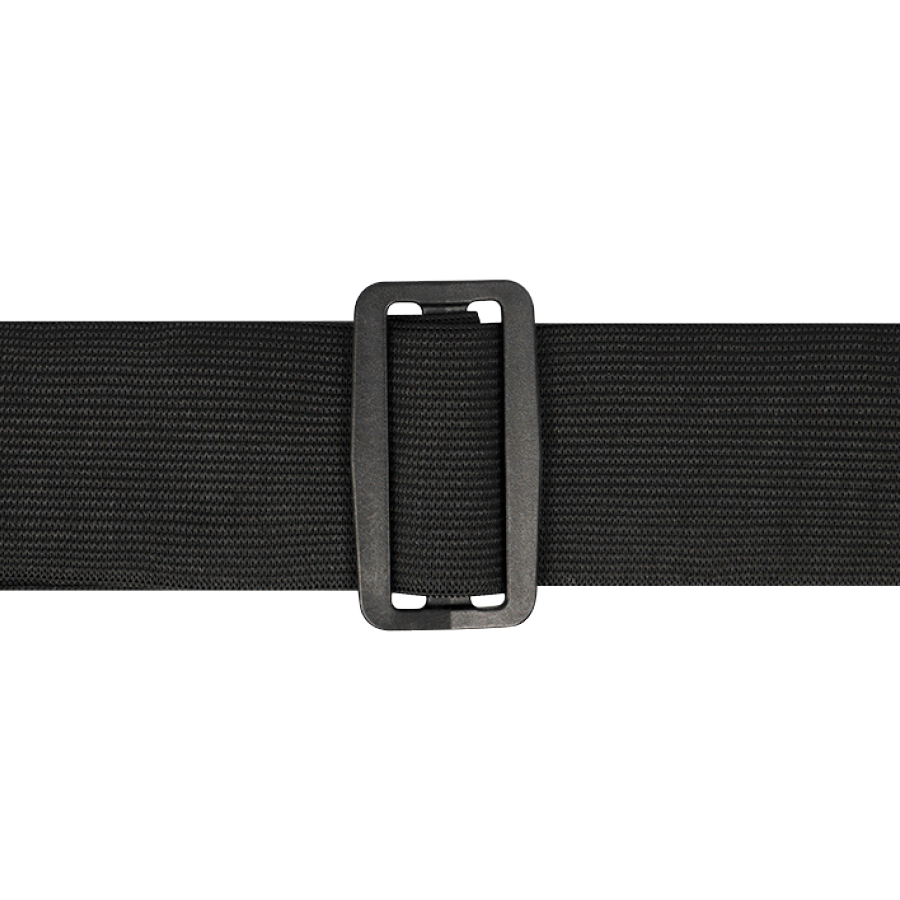 Detalle del arnés Harness Attraction Harris con hebilla rectangular negra.
