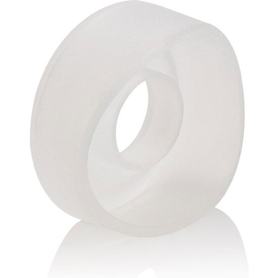 CalExotics Advanced funda de silicona transparente para bomba, vista frontal.