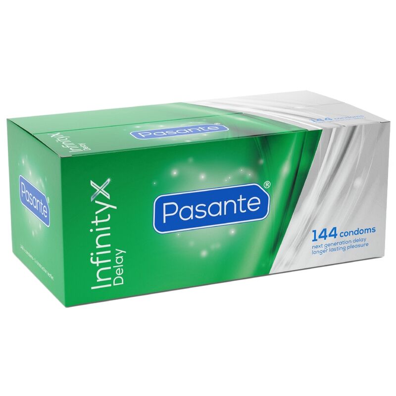 Pasante Delay Infinity — preservativos, caja de 144