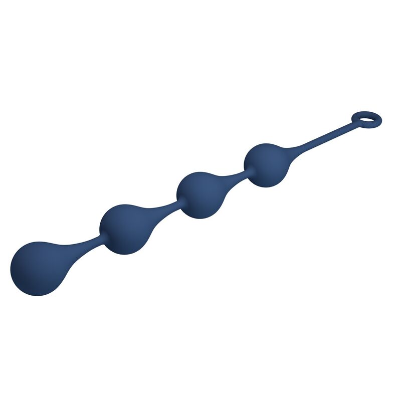 MR PLAY Bolas anales de silicona — Azul, XL (52,5 cm) - Imagen 6