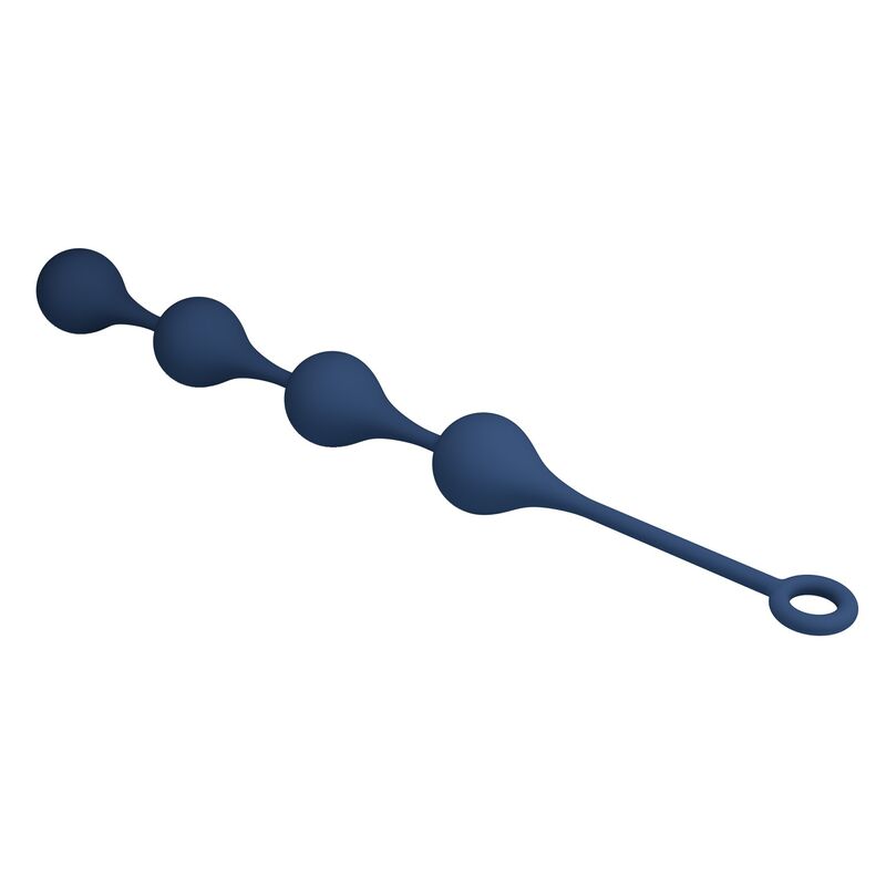 MR PLAY Bolas anales de silicona — Azul, XL (52,5 cm) - Imagen 7