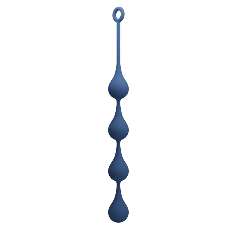 MR PLAY Bolas anales de silicona — Azul, XL (52,5 cm) - Imagen 4