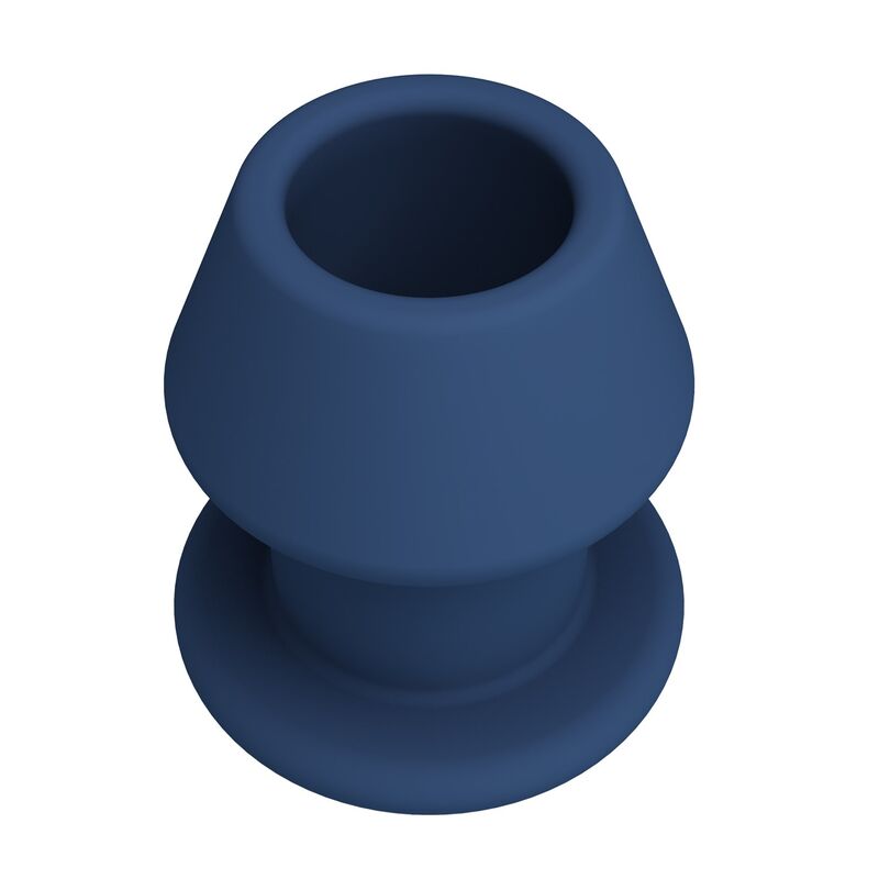 MR PLAY Jack — Tapón anal hueco de silicona (talla M, azul) - Imagen 4