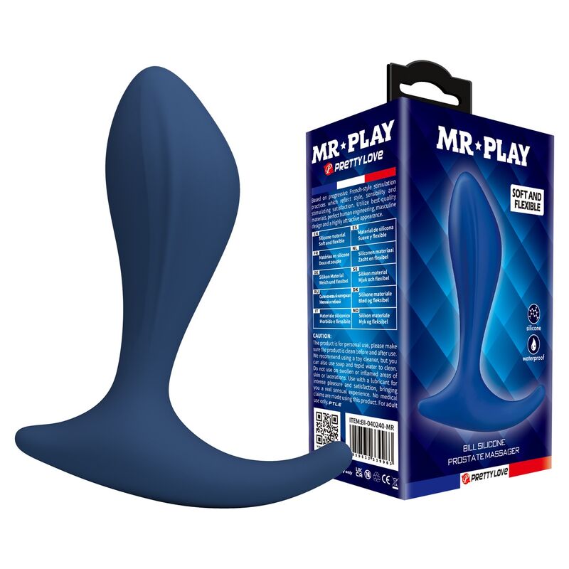 MR PLAY - MASAJEADOR DE PRÓSTATA AZUL - Imagen 2