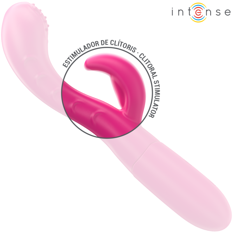 INTENSE - AMARA VIBRADOR CON LENGUA ESTIMULADORA 10 VIBRACIONES ROSA - Imagen 6