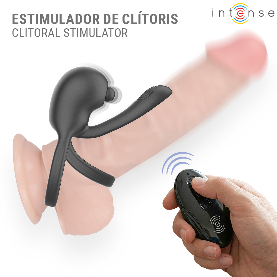 INTENSE - SPIKE ANILLO VIBRADOR PARA PENE CON CONTROL REMOTO - Imagen 3