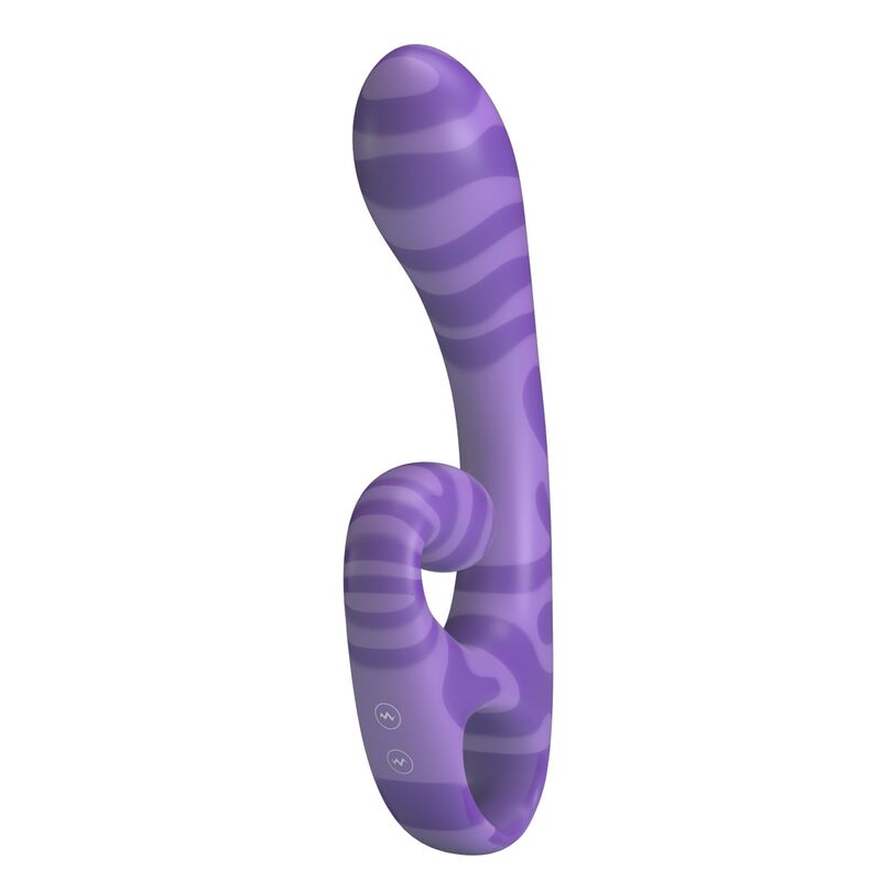 PRETTY LOVE - SUMMER VIBRADOR DOBLE CON ASA 19 CM Ø 3,5 CM MORADO - Imagen 6