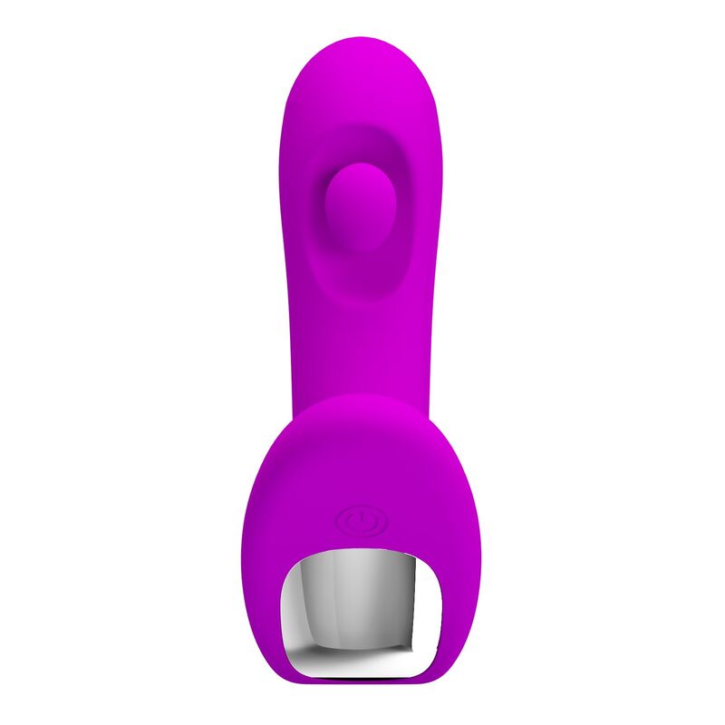 PRETTY LOVE - BAUER MASAJEADOR DE PRÓSTATA 12 MODOS RECARGABLE MORADO - Imagen 3