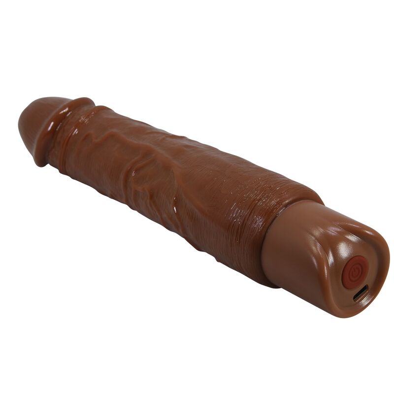 PRETTY LOVE - DUKE VIBRADOR REALÍSTICO 23,5 CM Ø 4,8 CM COLOR MARRÓN - Imagen 6