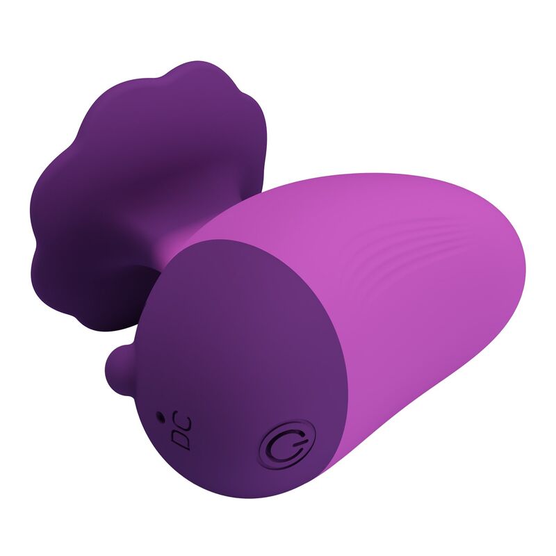 PRETTY LOVE - ESTIMULADOR DE CLÍTORIS 7 MODOS RECARGABLE FORMA ROSA MORADA - Imagen 4