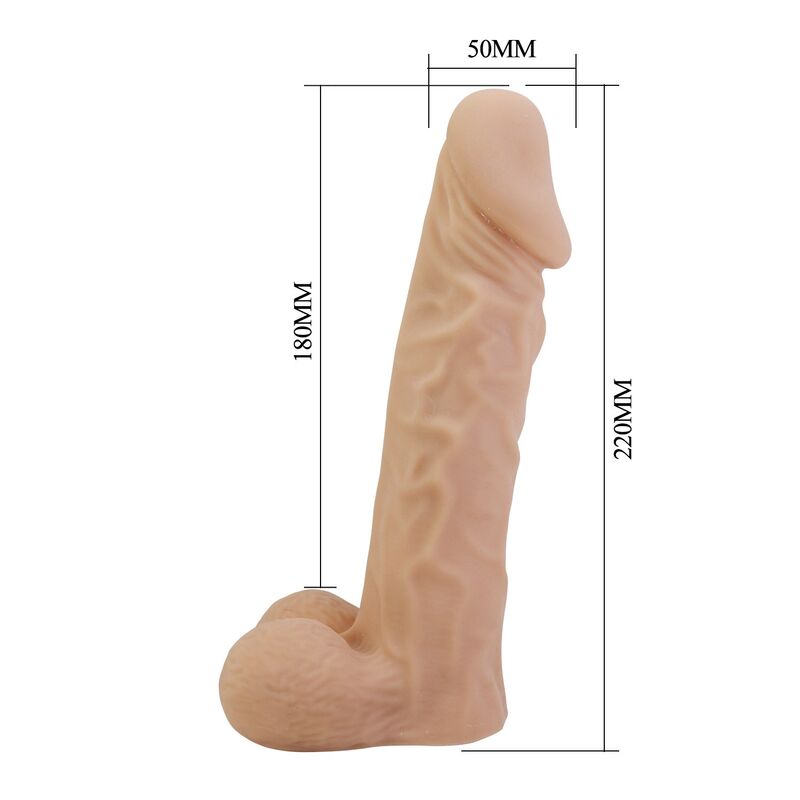 PRETTY LOVE - JOLYON ARNÉS CON DILDO FLEXIBLE 22 CM Ø 4,8 CM COLOR NATURAL - Imagen 5