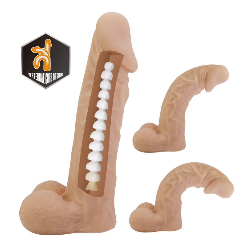 PRETTY LOVE - JOLYON ARNÉS CON DILDO FLEXIBLE 22 CM Ø 4,8 CM COLOR NATURAL - Imagen 6