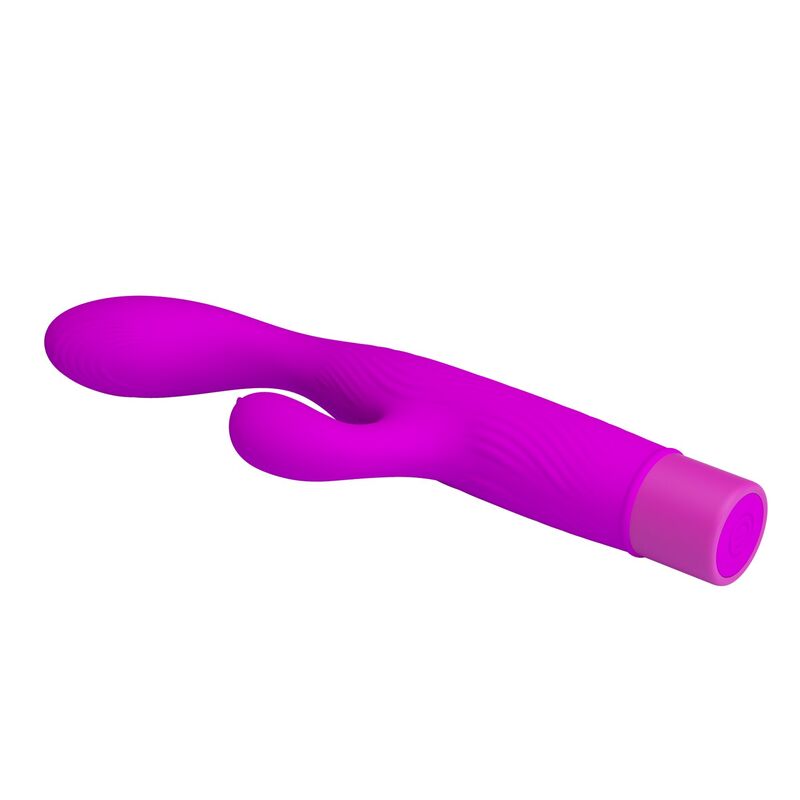 PRETTY LOVE - JENE VIBRADOR DOBLE ESTIMULACIÓN PARA PUNTO G Y CLÍTORIS MORADO - Imagen 6