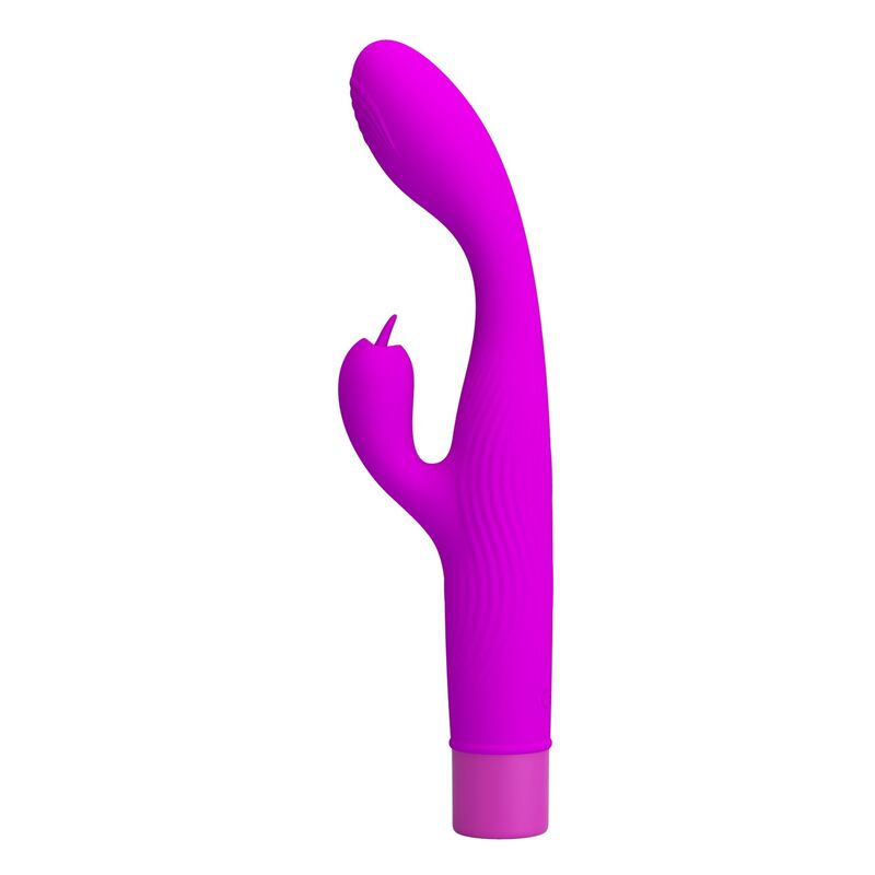 PRETTY LOVE - JENE VIBRADOR DOBLE ESTIMULACIÓN PARA PUNTO G Y CLÍTORIS MORADO - Imagen 3