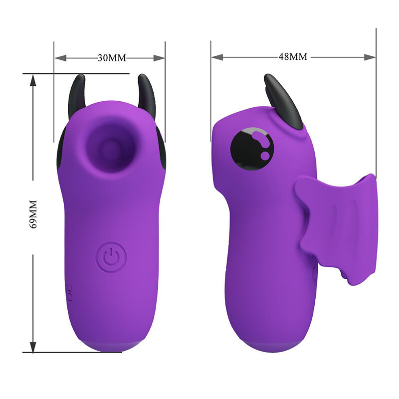 PRETTY LOVE - MAGIC DEVIL ESTIMULADOR DE DEDO RECARGABLE MORADO - Imagen 8